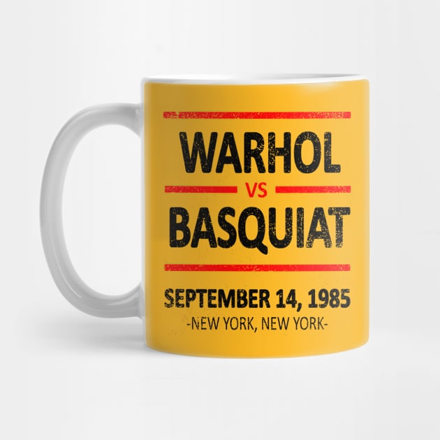 Warhol vs Basquiat by smithrenders